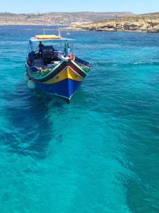 Traditional Maltese fishing boat