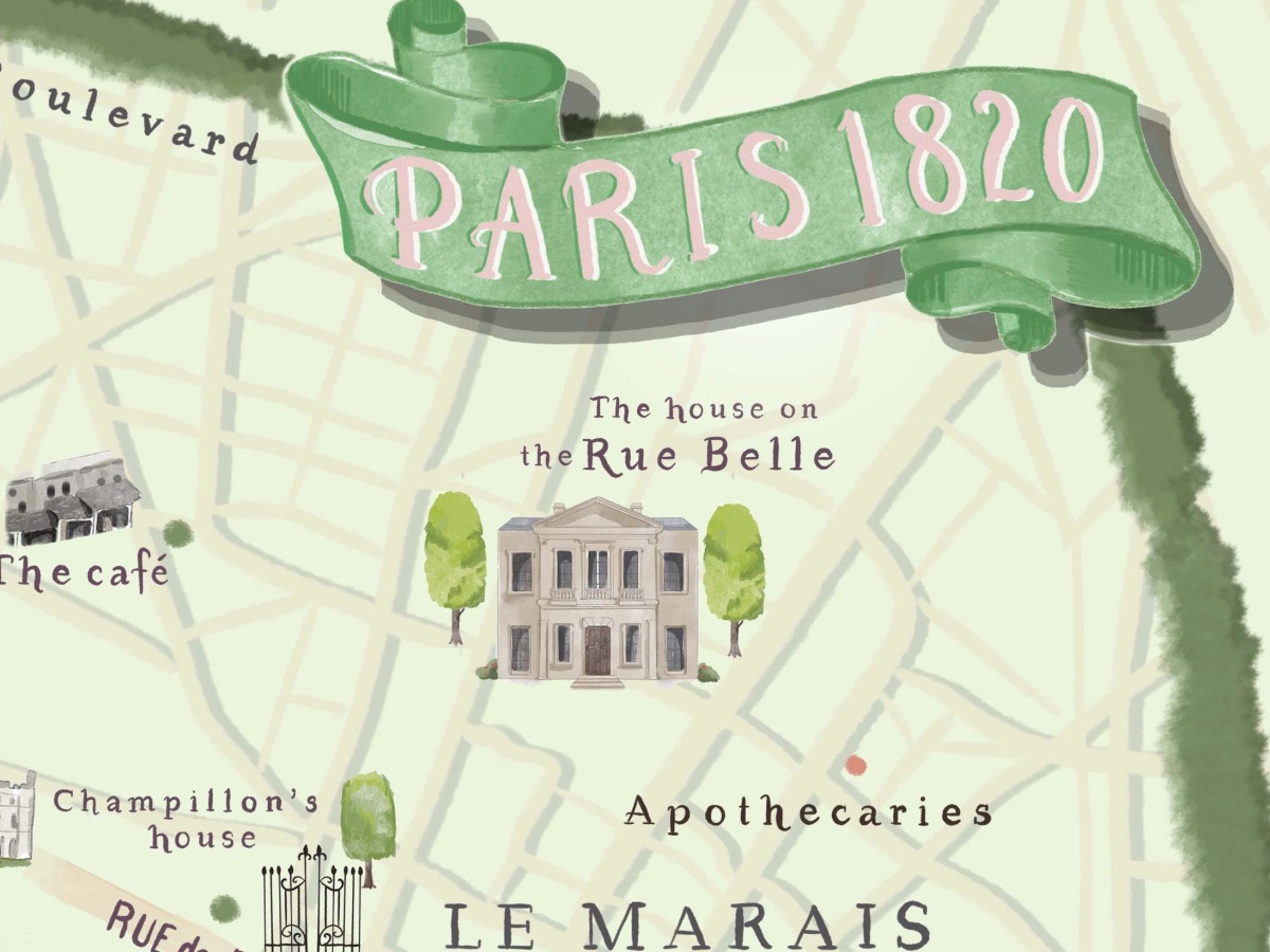 The Alchemist of Paris Book Map